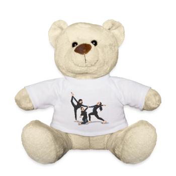 Dancer group choreography jazz dance - Teddy Bear - white - Front
