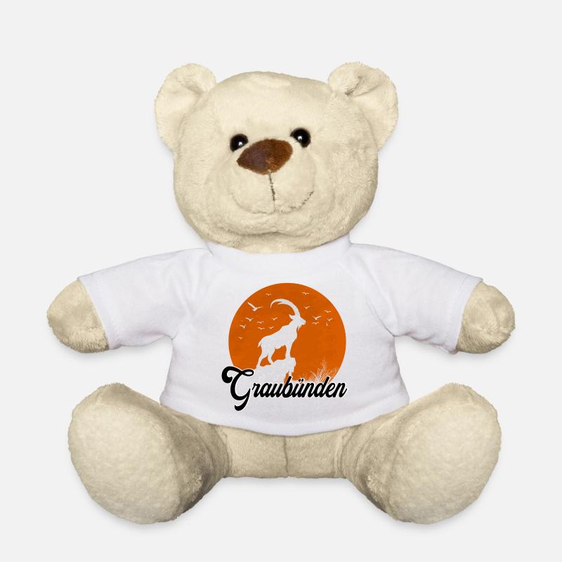 Graubinden Mondsilhouette - Teddy - Weiß