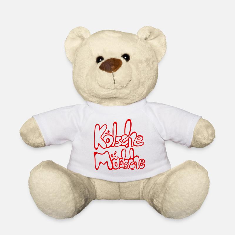 Kölsche Mädsche Kölner Mädchen Kölsch Mundart - Teddy - Weiß
