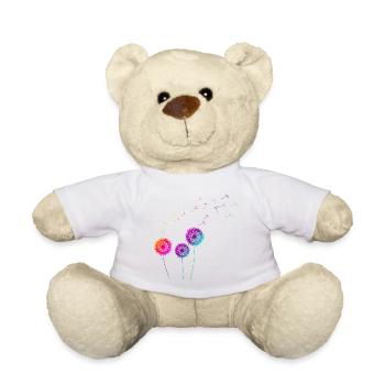 Idée cadeau pissenlit - Nounours - blanc - Devant
