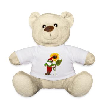 Gartenzwerg, Sonnenblume - Teddy - Weiß - Vorne