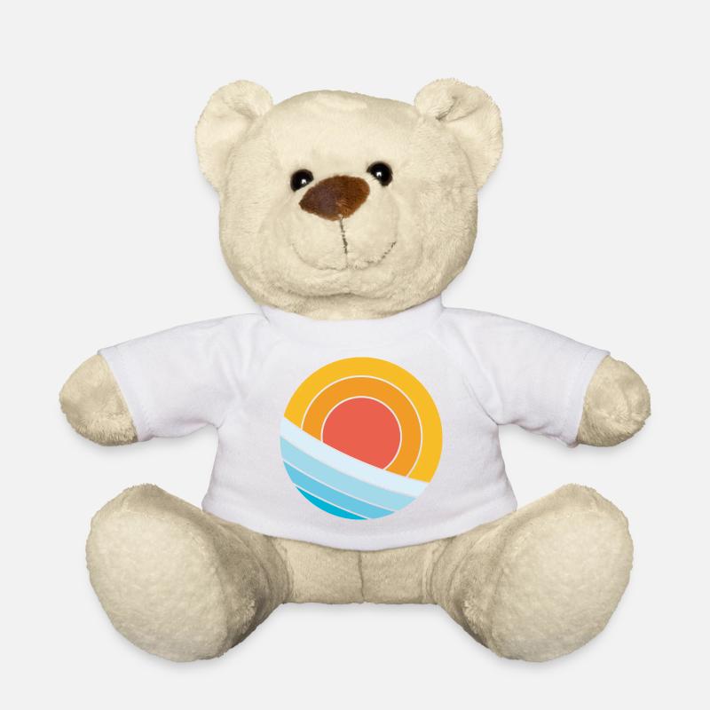 Sonne und Meer - Teddy - Weiß
