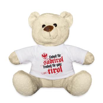 Einheit für Südtirol · Freiheit für ganz Tirol - Teddy - Weiß - Vorne