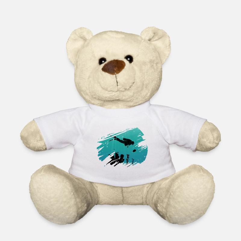 Taucher tauchen - Teddy - Weiß