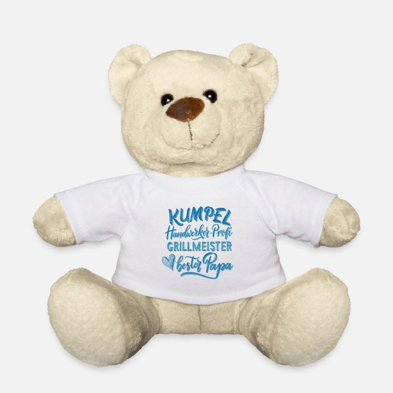 Papa, der Beste - Teddy - Weiß