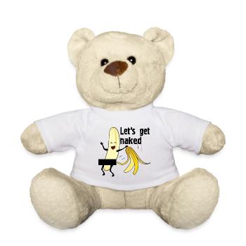 Mettons-nous nus - Nounours - blanc - Devant