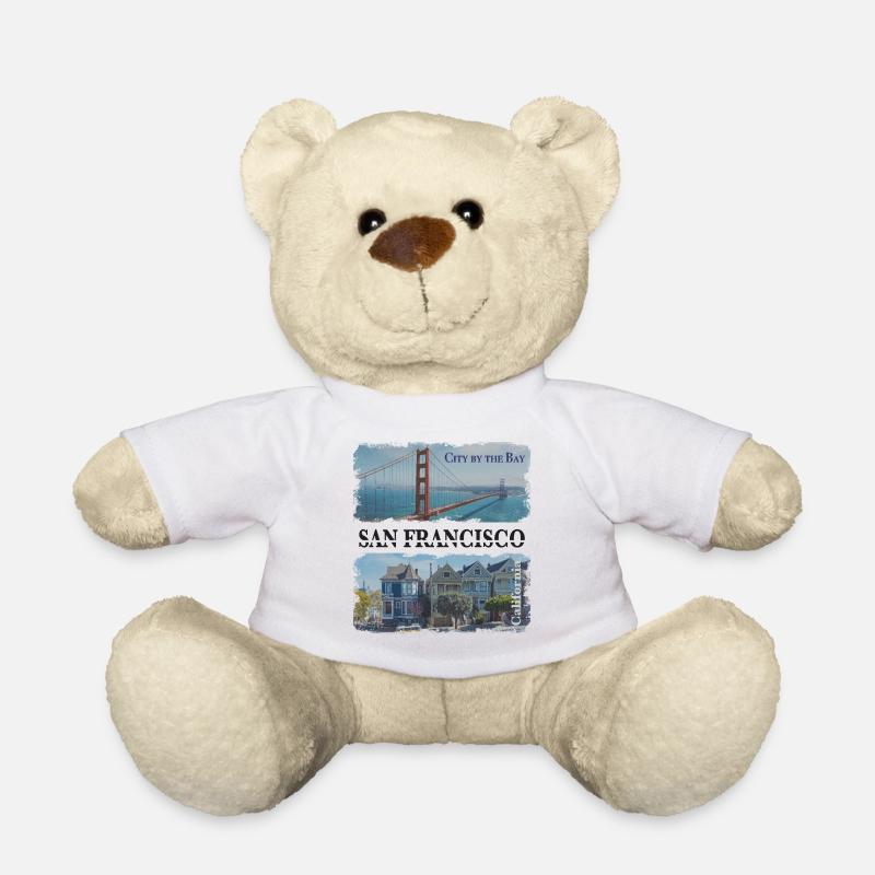 San Francisco - Teddy Bear - white