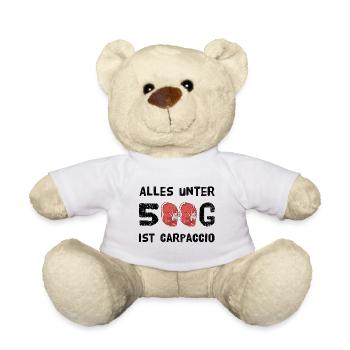 Grillen Alles Unter 500G Ist Carpaccio - Teddy - Weiß - Vorne