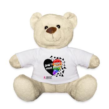 DON´T HIDE YOUR PRIDE - Teddy - Weiß - Vorne