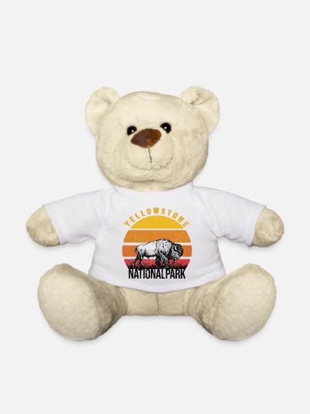 Parc national de Yellowstone - Nounours - blanc