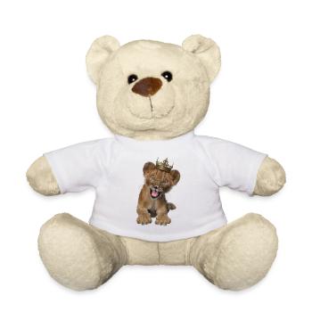 Löwe, Baby - Teddy - Weiß - Vorne