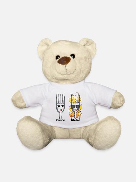 Metal - Teddy Bear - white