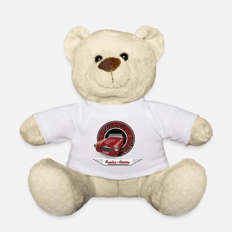Klassisches Auto - Teddy - Weiß