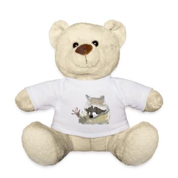Waschbär - Teddy - Weiß - Vorne