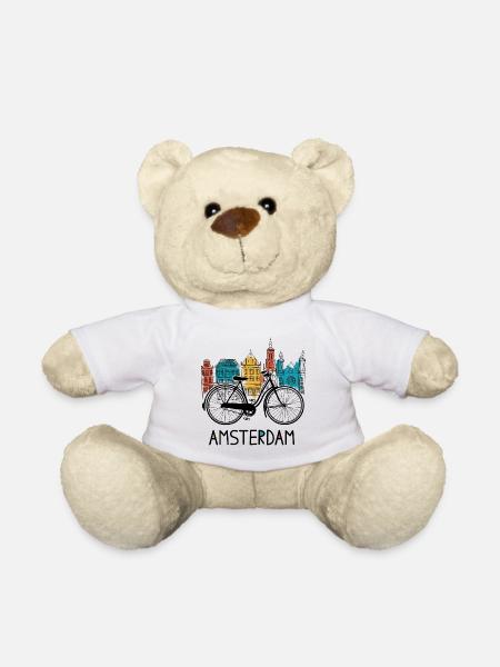 Amsterdam Adam Radfahren Fahrrad - Teddy - Weiß