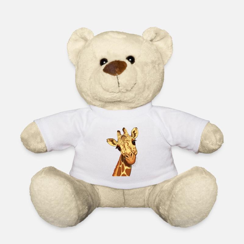 Giraffe - Teddy - Weiß