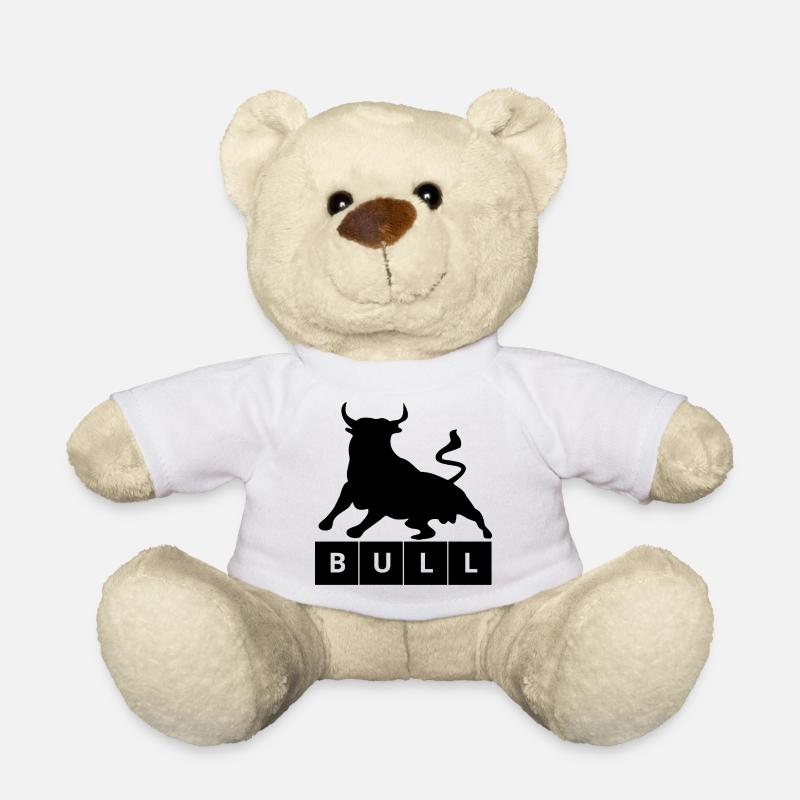 Black silhouette design - Teddy Bear - white