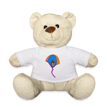 Bonnet de water-polo - Nounours - blanc - Devant