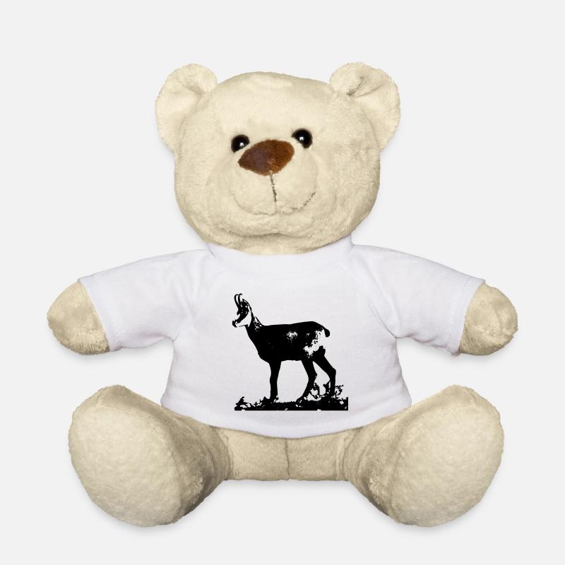 Alpengämse - Teddy - Weiß