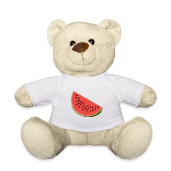 Pastèque aux graines - Nounours - blanc - Devant