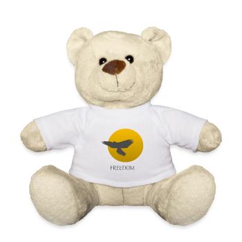 Oiseau oiseau de rapace Liberté - Nounours - blanc - Devant
