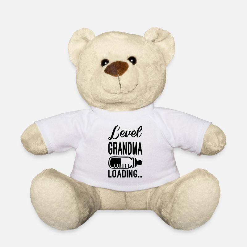 Niveau Grandma loading - Bientôt Grandma - Grossesse - Nounours - blanc