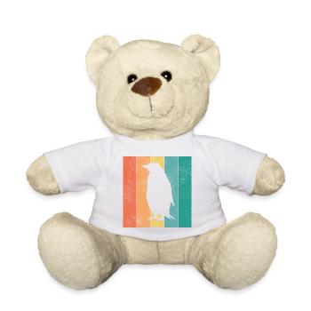 Penguin Penguins Animal Ice Pôle Sud Retro Gift - Nounours - blanc - Devant