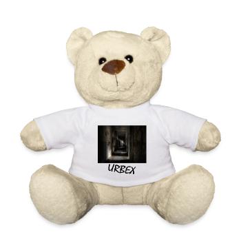 urbex exploration of abandoned buildings history - Teddy Bear - white - Front