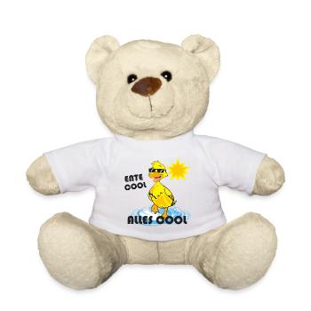 Ente Sommer cool - Teddy - Weiß - Vorne