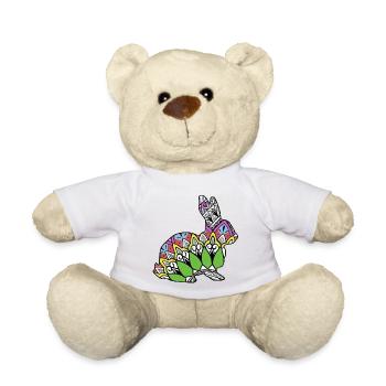 Rabbit - Teddy Bear - white - Front