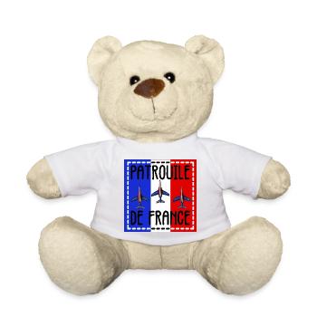 Patrouille de France meeting aérien armée de l'air - Nounours - blanc - Devant