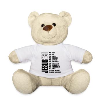 JÉSUS EST MON TOUT - Nounours - blanc - Devant