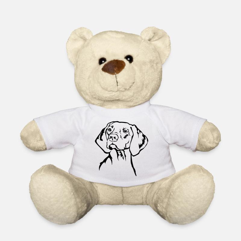 Magyar Vizsla Kopf - Teddy - Weiß