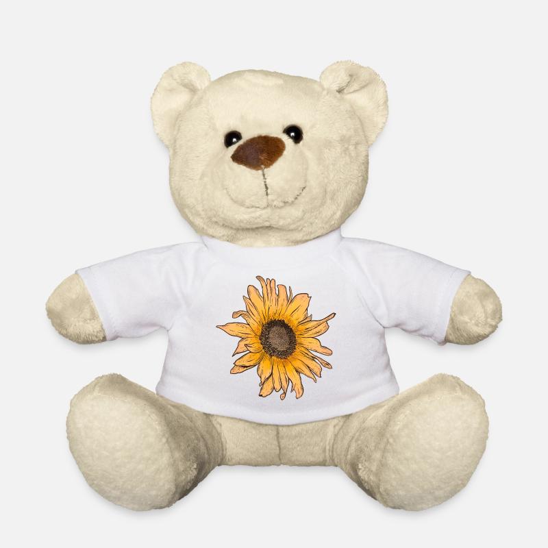 Sonnenblume Sonne Sommer - Teddy - Weiß