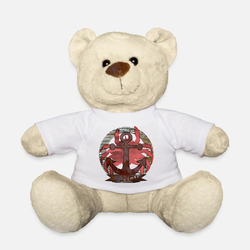Maritim Krabbe - Teddy - Weiß