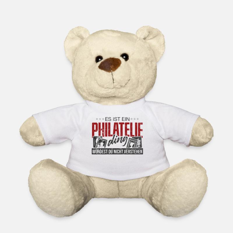 Philatelie Philatelist Briefmarkensammler - Teddy - Weiß