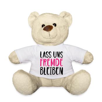 Lass uns Fremde bleiben - Teddy - Weiß - Vorne