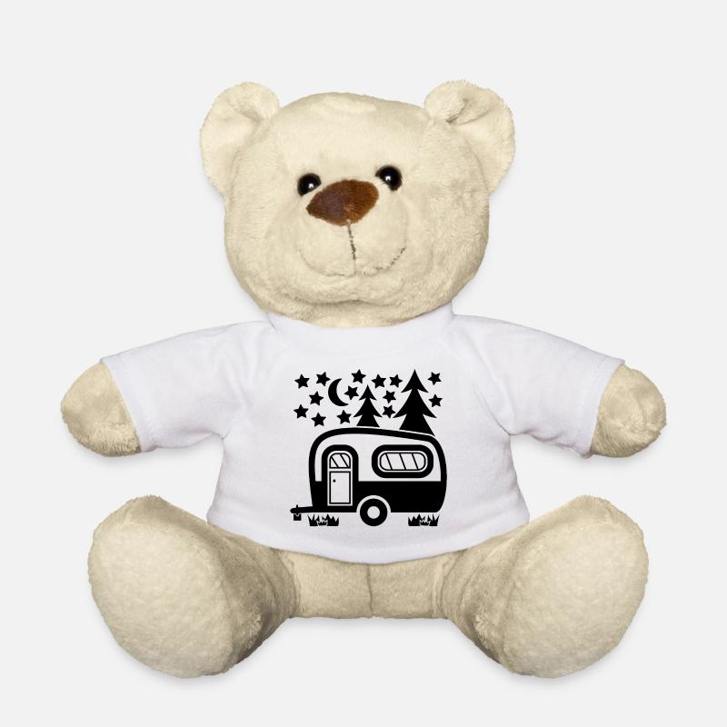Wohnmobil Wohnwagen - Teddy - Weiß