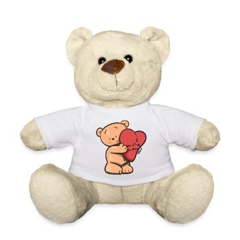 Teddy Bear I love you - Teddy Bear - white - Front