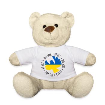 Pas de guerre - kein Krieg - Nounours - blanc - Devant
