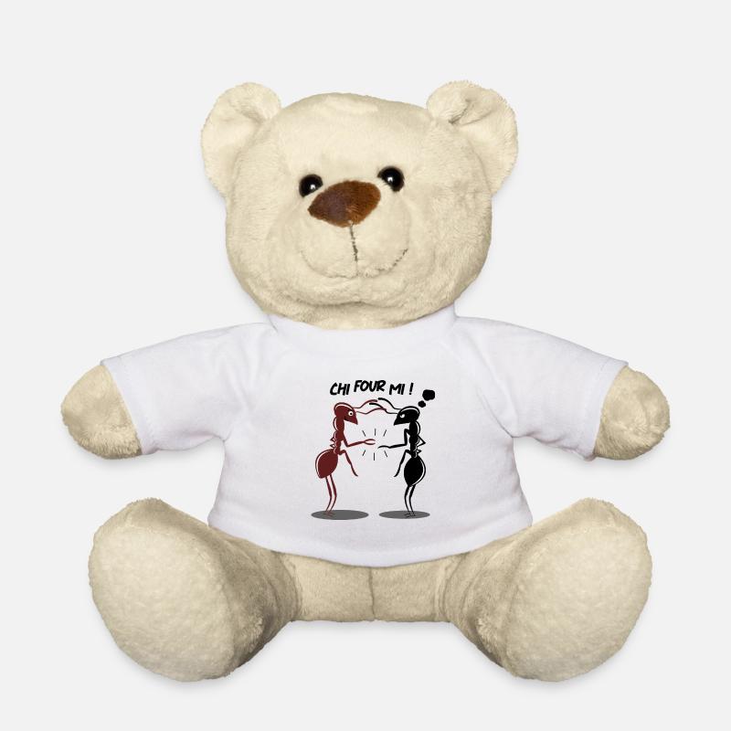 CHI FOUR MI ! (pierre,feuille,ciseaux,fourmi) - Nounours - blanc