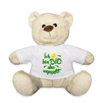 Biologisch Zitrone lusitge coole Motiv - Teddy - Weiß - Vorne