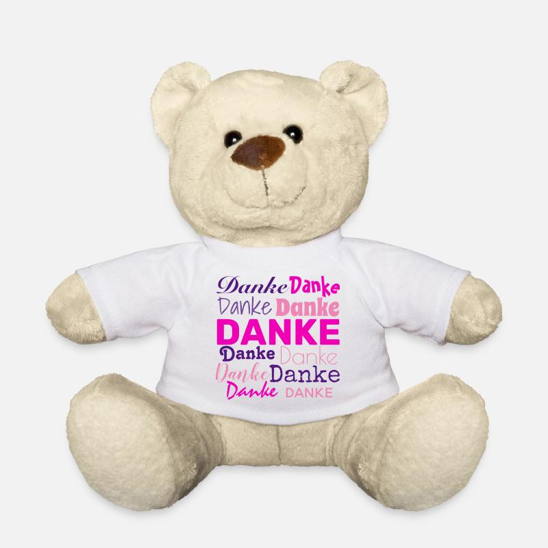 DANKE - DANKESCHÖN - DANKBARKEIT - DANKBAR - Teddy - Weiß