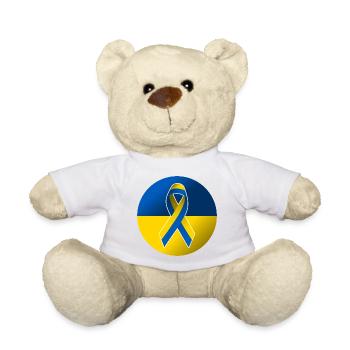 Freiheit für die Ukraine - Teddy - Weiß - Vorne