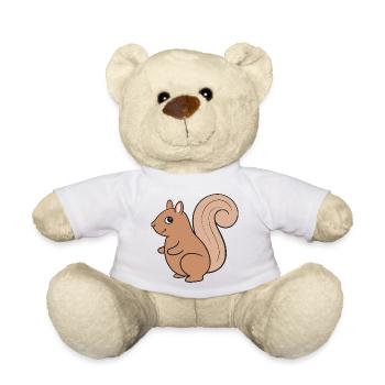 Écureuil - Nounours - blanc - Devant