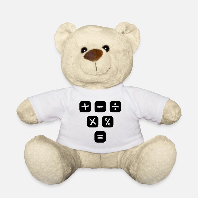 Mathe Symbole Mathematische Zeichen Mathematik - Teddy - Weiß