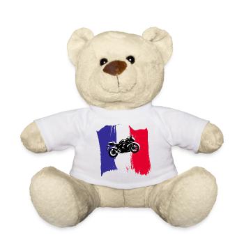MOTO FRANCE - Nounours - blanc - Devant