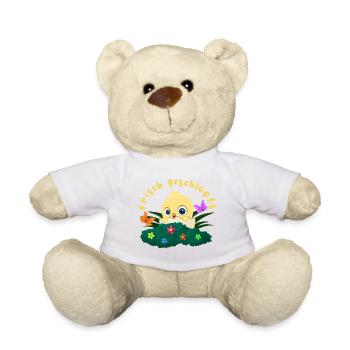 Frisch geschlüpft "Gelb" - Teddy - Weiß - Vorne