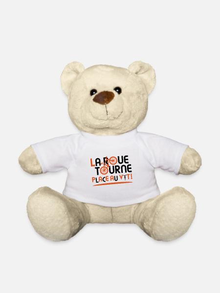 LA ROUE TOURNE, PLACE AU VTT ! (vélo) - Nounours - blanc