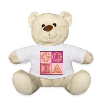Muster Trendfarben Winter 2022 - Teddy - Weiß - Vorne